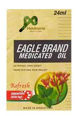 Movitronix Eagle Brand Medicated Oil 24ml 1 Peppermint & clove bud- Pack of 1