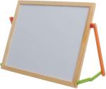 Indusbay Wooden Writing Board Double Sided Magnetic WhiteBlack Board