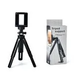 Viblitz 360 Degree Rotation Mini Tripod Support Stand for DSLR and Smartphones - Foldable Shockproof Lightweight Bracket for Mobile Phones/DSLRs. (Tripod Support 7 + 3 inches with Holder)