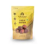 SALIAH DATES Saliah Dates Natural Handpicked Lulu Dates | Rich in Vitamin | High Fiber Content | Tender Skin | Healthy & Nutritious | Resealable Pouch - 500g, Pack of 1