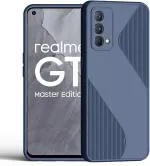Rawat Realme Gt Master Edition Blue Silicon, Rubber Shock Proof Back Cover
