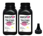 INKSPOT Toner Powder Refill for Brother TN 2365-100gm,Compatible Brother DHL-L2321D L2361DN L2366DW L2320d DCP-L2541DW L2520D MFC-L2701D L2701DW (Powder 2pc)
