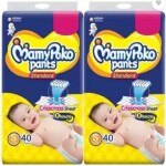 MamyPoko Poko Pants Standard, Size Small ( 40+40 Pieces ) - S (80 Pieces) - S (80 Pieces)