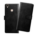 HANIRY Flip cover For Vivo V3 flip cover / V3 flip cover / Black