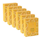 GOLDEN TREEZ lemon handmade soap, natural soap ,soap for glowing skin,soap for skin brightening (115 gm x pack of 6)