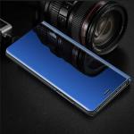 Lejaao Poco X2 Clear View Blue Polycarbonate Flip Cover