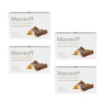 Maxisoft Haldi Chandan Skin Nourishing Bar (100 gm - Pack Of 4)|With Turmeric, Sandalwood Oil, Palm Kernel Oil, Coconut Oil & Glycerine|pH Balanced|For all Skin Types (100 gm - Pack Of 4)