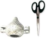 Urban Buy Aluminium Modak And Small Scissors Kitchen Tool Set 2 Pc