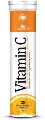 Healthy Nutrition -Just for the Health of it Vitamin C Tablet Ayurvedic and Gluten Free for Immunity Boost - 20 Tablet