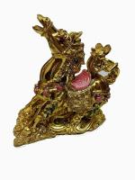 Astroghar Feng Shui Golden Horse For Victory, Fame And Luck