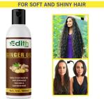 Edith Naturals Pure Black Ginger & Hibiscus Hair Oil for Hair Growth Hair Oil (100 ml)