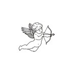 SIMPLY INKED New Cupid Temporary Tattoo, Designer Tattoo for all (New Cupid tattoo) Pack of 2