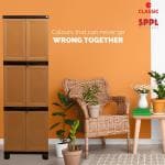 CLASSIC FURNITURE LIBERTY LARGE PLASTIC WARDROBE|CLOSET|CABINET|SHOE RACK for HOME&OFFICE