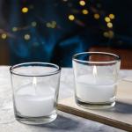 Coku Unscented Votive Candle - 8 Hrs (15 X 10 X 5 Cm) (Pack Of 12)
