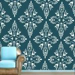 PARDECO Wallstencils Boota Design Waterproof Sheet (Size 16x24 Inch) . Patches Stencil (Pack of 1, Flower)