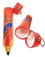 Crackles Assorted Pencil Shaped Stationery Pouch (Pack of 6)