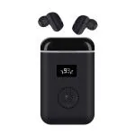 Mobatree MBT 303 TWS All Rounder 5 in 1 Power Bank with LED Display Ear Buds LED Flash Light & Bluetooth Speaker | Noise Cancellation | USB Reverse Charging with Organizer (Black)