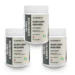 Sharrets Nutritions Egg White albumen Protein Powder Vanilla Flavor 200 Gm (Pack Of 3)