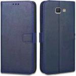 Clickaway Blue Leather Back Case Cover For Samsung Galaxy J5 Prime