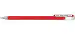 Pentel Mattehop 1.0 MM Roller Gel Pen | Bright Colours | Opaque Ink | Ideal For DIY Art & Decorative Writing (K110-V) (Red)