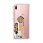 Emble Designer Clear Tranperant Silicone Case For Vivo V11 -Design A18 ( TPU | Soft , Vivo V11 | Multicolor )