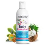 Comfy Cheeks Organic Cold Pressed Baby massage Oil | Advanced Non Sticky Formula with 7 nourishing oils | Natural | Dermatologist Tested & Toxin Free 100ML (Pack of 1)