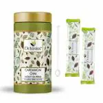 Octavius Cardamom Chai Ready Tea Instant Tea Premix Tin Can Gift Pack - 10 Sachets