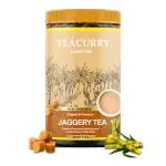 Teacurry Organic Jaggery Tea (200 Gm Loose) - 100% Natural ingredients, Healthy Traditional Chai