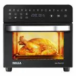 Inalsa Air Fryer Oven Aero Smart-15 L|1700 W-14 Preset Programs|Roast, Reheat, Dehydrate, Bake|Rotisserie & Convection|8 Accessories|2 Year Warranty|Recipe Book, 15 liter, Black