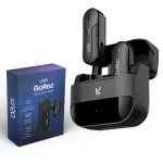 Kreo GoRec Professional Wireless Mic, Solo Transmitter with Charging Case, USB-C Support, Long Battery Life & Ultra Low Latency, Lightweight & Compact, 30m Range, for YouTube, Streaming and More