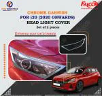 FALCON CAR HEAD LIGHT COVER CHROME FOR i20 (2020 ONWARDS)