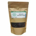Pure Tree Certified Organic Big Mustard Seeds 250 gm| Rai| Pack of 2