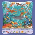 ABYZ Diving And Snorkeling. Underwater Life. Find All Marine Animals In The Picture