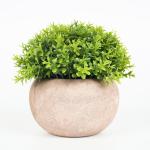 ELITEHOME Greenery Artificial Bonsai Plants Artificial Plants Topiaries Shrubs Green Grass with Pots