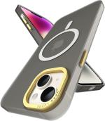 Eller Sante Black and Gold iPhone 14 Polycarbonate Thermoplastic Polyurethane Mobile Cover Case (14.5 x 7 x 0.6 cm)