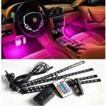 AUTO BEAST Born To Aspire Car Interior Decorative LED Lighting Kit with Sounds Activated Wireless IR Remote Control