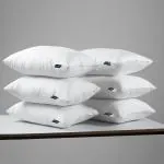Dr.Soft Cotton-Pillows Cotton Nature Sleeping Pillow Pack of 6 (White)