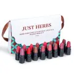 Just Herbs Ayurvedic Lipstick Micro-Mini Trial Kit 38gm (Multicolor, 38 g)
