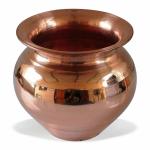 Prisha India Copper Lota Pitcher Indian Drinkware Jug Ayurvedic Product,1000ML:- CAPACITY