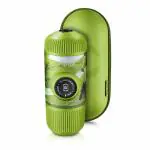 Wacaco Nanopresso Portable Espresso Maker bundled with Protective Case, Upgrade Version of Minipresso, 18 Bar Pressure, Extra Small Travel Coffee Maker, Manually Operated, Compatible with Ground Coffee