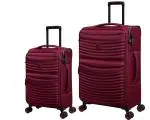 it luggage Precursor-Dark Red-Combo-Large & Cabin-81cm,54cm Expandable Soft case 8 Wheel Trolley Bag Luggage Trolley Large Suitcase Cabin & Check-in Luggage