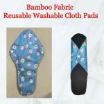 Empresa IndustriesJiswap Bamboo Fabric Reusable Washable Cloth Pads For Women XXL - Pack Of 2
