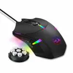 Redragon Black Rgb Blacklit 7200 Dpi Usb Gaming Mouse Wired Ergonomic 7 Button Programmable With Macro Recording