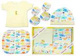 VParents Bitsy New Born Baby Gift Set (Pack of 5) (Yellow)