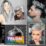 TRUOM STYLING HAIR TEMPORAY COLOUR WAX (SILKY SILVER)