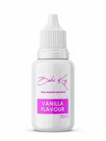 Bake King Vanilla Flavour Essence for Baking Cakes, Cream Roll, Muffins cupcakes, pastry, sauces, frostings, ganaches, desserts Vanilla Liquid Food Essence (30 ml)