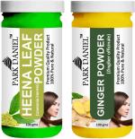 Park Daniel Pure And Natural Henna Leaf Powder And Ginger Powder, 100 Ml Each (Combo Of 2) |Hair Care|Dandruff Control hair Powder|Healthy Strong Hair Mask