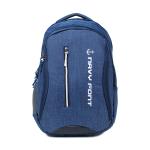 Navy Font Blue Polyester Surf Laptop Backpack With Water Repellant Rain Cover 32 L