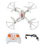 EDPLAY Quadcopter Drone Toy for Kids, Plastic, White and Black (Without Camera)