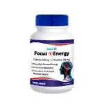 Healthvit Focus & Energy Caffeine 100 mg Supplement 60 Capsules